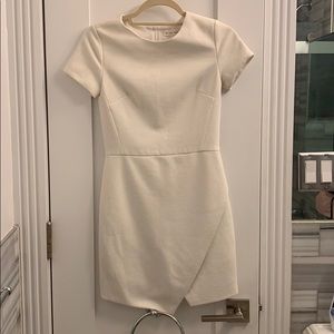 Asymmetrical White Dress